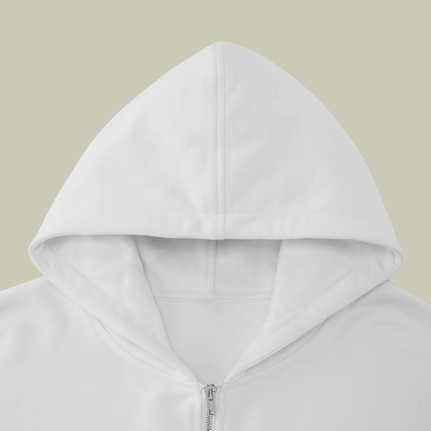 Oversized Fleece Zip Hoodie