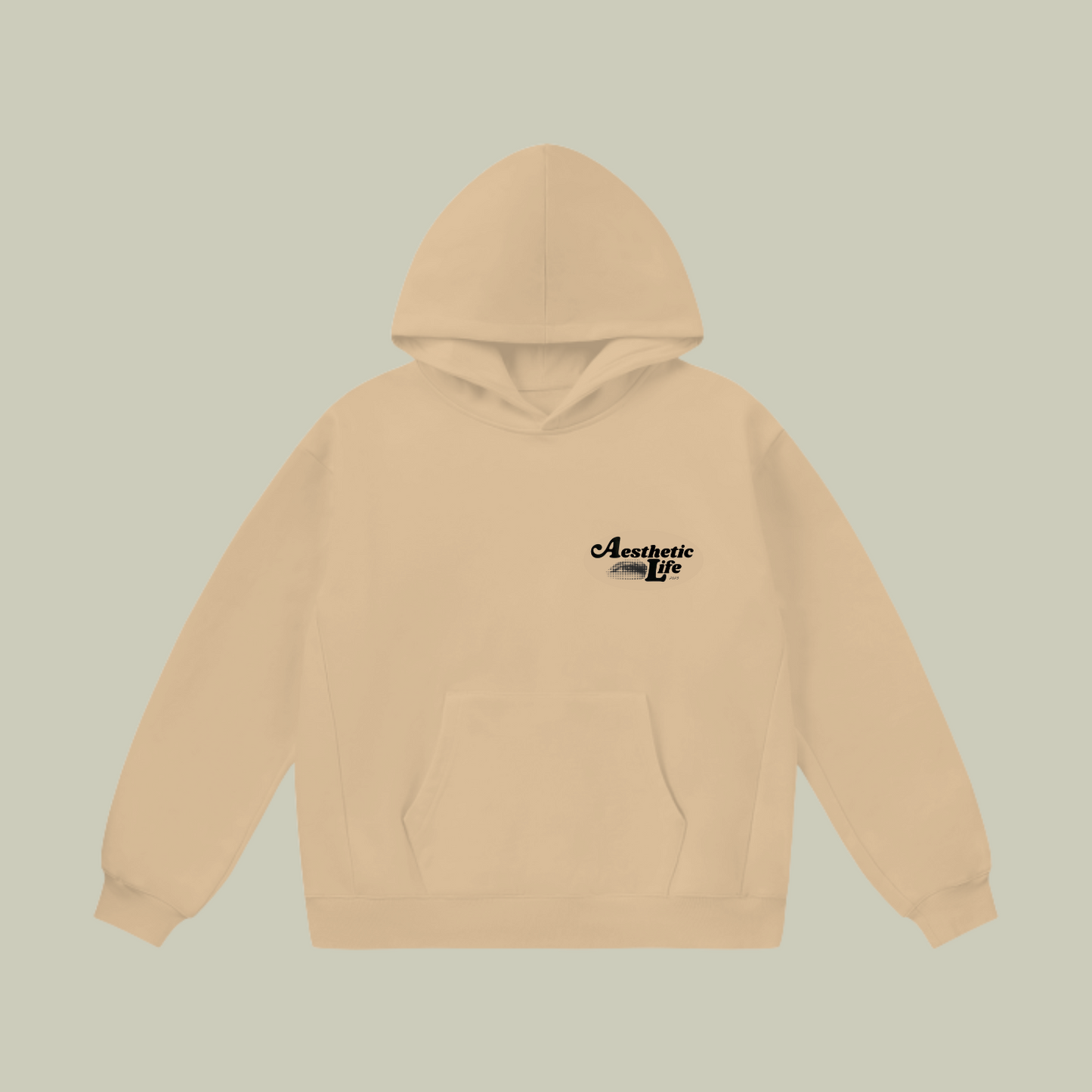 Oversized Hoodie "aesthetic life"