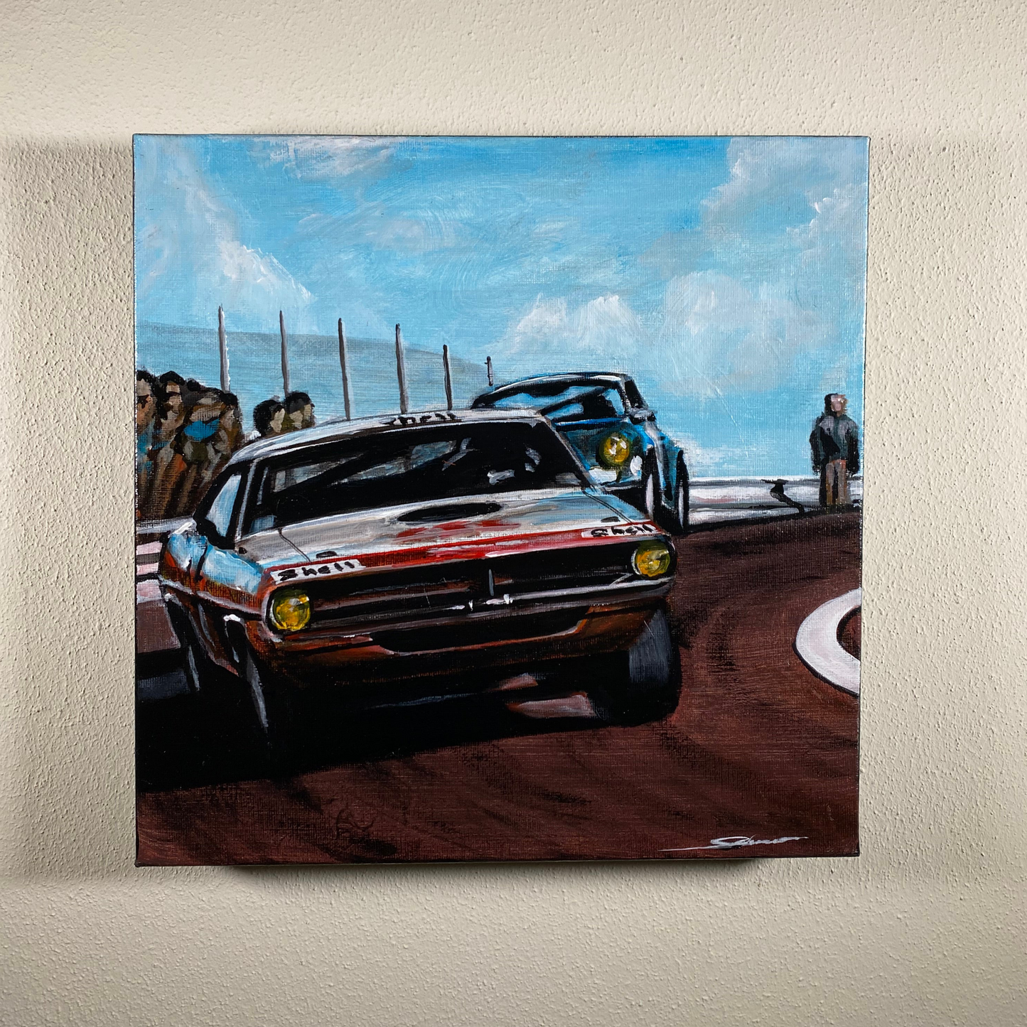 "VINTAGE RACE" - Original painting