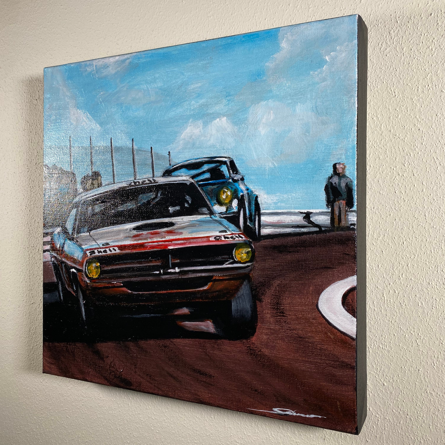 "VINTAGE RACE" - Original painting